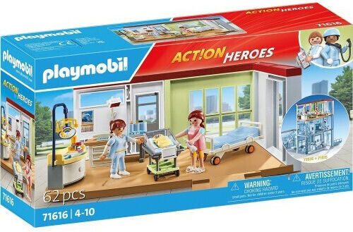 Playmobil Action Heroes Maternity Clinic for 4-10 years old