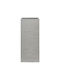 Beliani Γλάστρα Πλαστική Light Gray 26x26x60εκ.