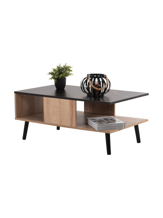 Rectangular Coffee Table Gunnez Black Marble L9...