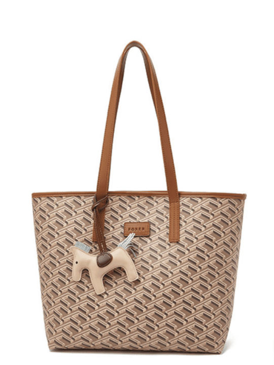 Women's Bag Shopper Shoulder Brown