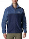 Steens Mountain Full Men's Fleece Cardigan Dark Mountain, Blue