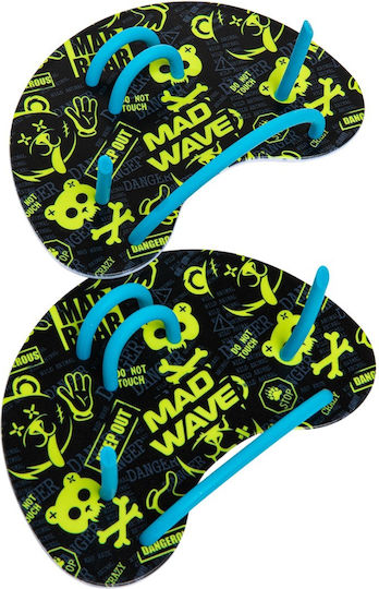 Mad Wave Swimming Hand Paddles Multicolored