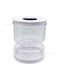 Vase General Use with Lid Plastic White 800ml