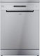Candy Freestanding Dishwasher with Wi-Fi for 13 Place Settings W59.7xH85cm Inox
