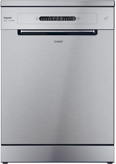 Candy Freestanding Dishwasher with Wi-Fi for 13 Place Settings W59.7xH85cm Inox