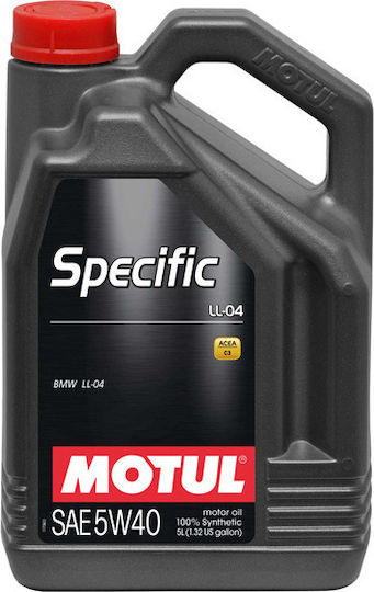 Motul Specific LL-04 Synthetisch,Polyester/Cotton/Leather Autopflegeöl 5W-40 5Es