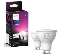 Philips Смарт LED 4.2W за Цокъл GU10 RGBW 2бр Philips Смарт LED 4.2W за Цокъл GU10 RGBW 2бр