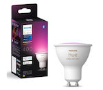 Philips Smart Bulb LED 4.2W for Socket GU10 RGBW 400lm Dimmable