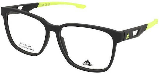 adidas Herren Acetat Brillengestelle Schwarz SP5073 002