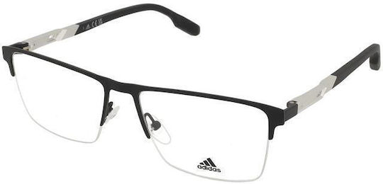 adidas Männlich Metallisch Brillenrahmen Schwarz SP5068 001