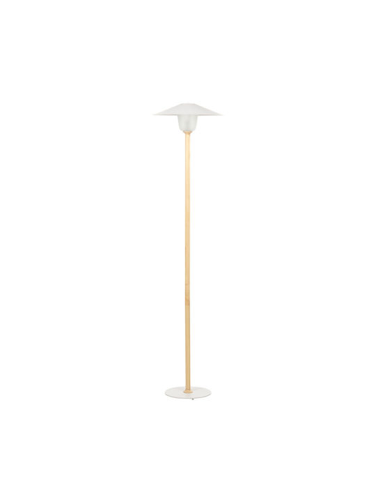 Beliani Floor Lamp White