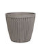Pflanzgefäß Ø 36 cm Beige-grau Poka