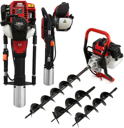 25870 Găuritoare pentru pământ Benzină fără arbore 37.7cc cu Putere de Cal 3hp și Putere 900W