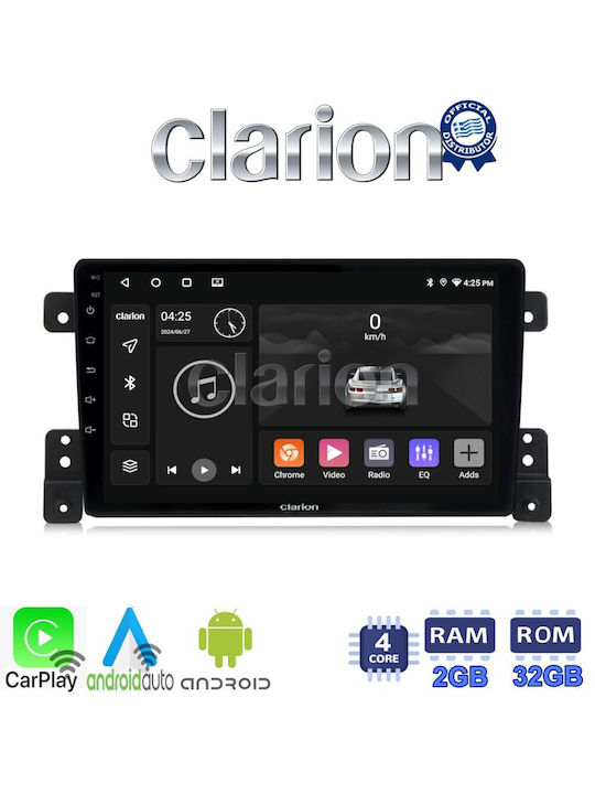 Clarion Auto-Audiosystem für Suzuki Großer Vitara 2005>2015 (Bluetooth/USB/WiFi/GPS/Apple-Carplay/Android-Auto)