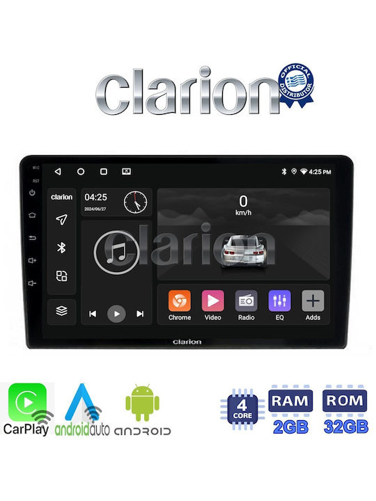 Clarion Ηχοσύστημα Αυτοκινήτου για Kia Ceed 2007 > 2008 (Bluetooth/USB/WiFi/GPS/Apple-Carplay/Android-Auto) με Οθόνη Αφής 9"
