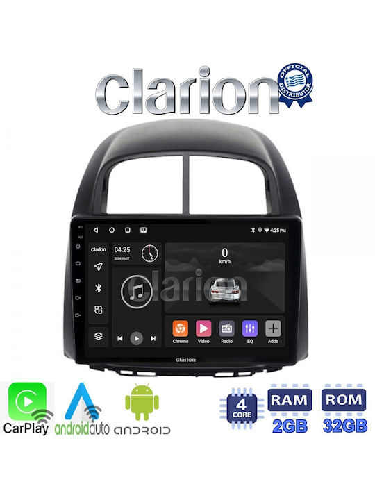 Clarion Auto-Audiosystem für Daihatsu Sirion Subaru Nur 2006-2012 (Bluetooth/USB/WiFi/GPS/Apple-Carplay/Android-Auto) mit Touchscreen 9.5"
