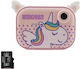 THD Pixels C3Pro Pink Unicorn Παιδική Φωτογραφική Μηχανή 12MP με Θερμική Εκτύπωση Ροζ