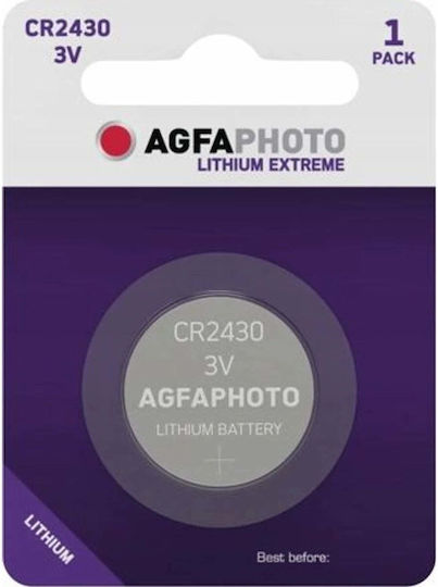 AgfaPhoto Μπαταρία Λιθίου Ρολογιών CR1620 / CR2430 3V 1τμχ