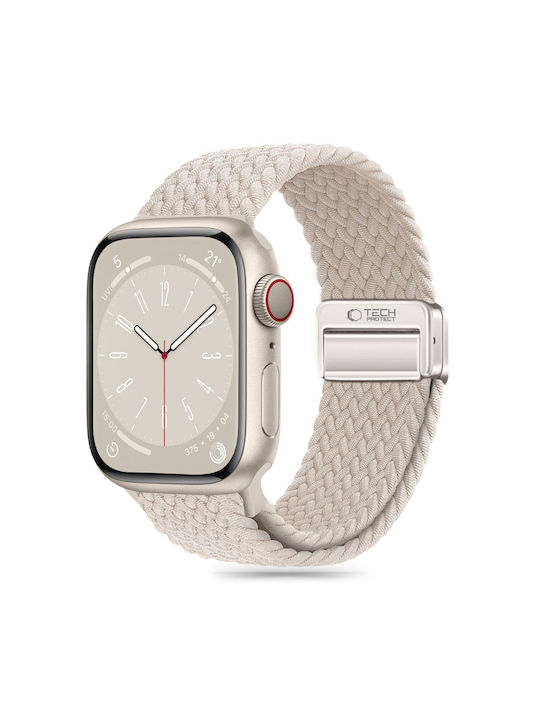 Tech-Protect Каишка Бежов (Apple Watch 6 / 7 / 8 / 9 / 10 / SE / Ultra 1 / 2 (44 / 45 / 46 / 49 мм)) Tech-Protect Каишка Бежов (Apple Watch 6 / 7 / 8 / 9 / 10 / SE / Ultra 1 / 2 (44 / 45 / 46 / 49 мм))
