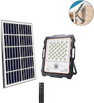 Eliteson Wasserdicht Solar LED Flutlicht 100W Kaltweiß 6000K mit Bewegungssensor und Fernbedienung IP67