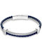 Police Herren Leder Armband 20cm
