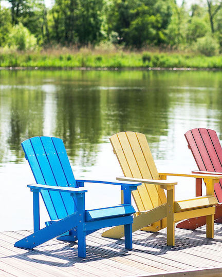 Gartenstühle Hölzernes Adirondack Blau 88x75cm
