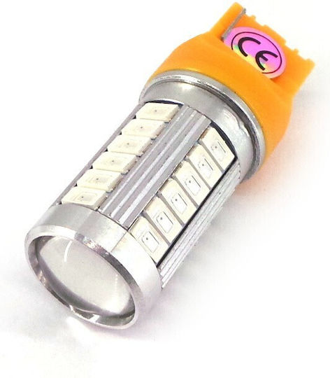 LED 7440 W21W 12V 17W Canbus Blinkleuchte USA Orange