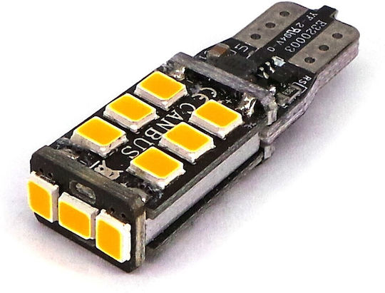 Led T10 W5w 10-18v 7w Canbus Orange