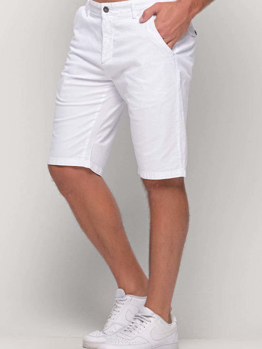 Cotton Green Men's Shorts Chino White