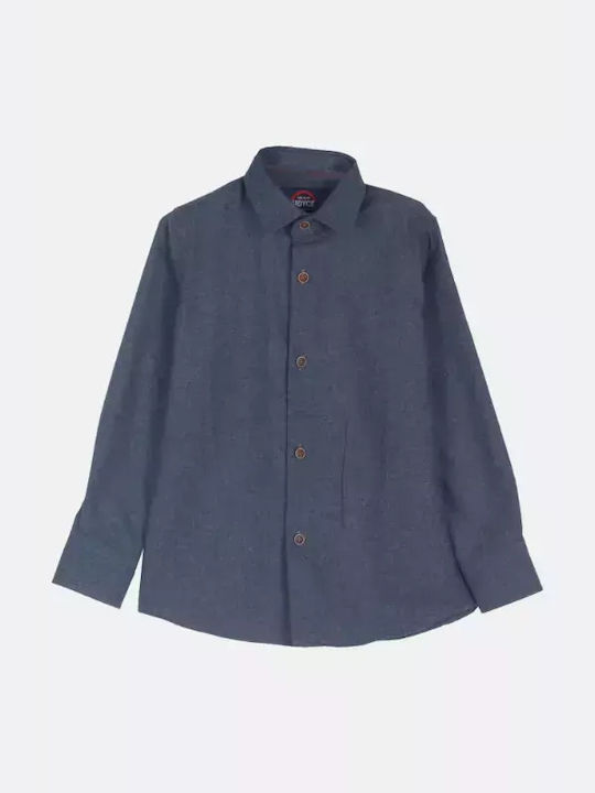 Joyce Kids One Color Shirt Blue