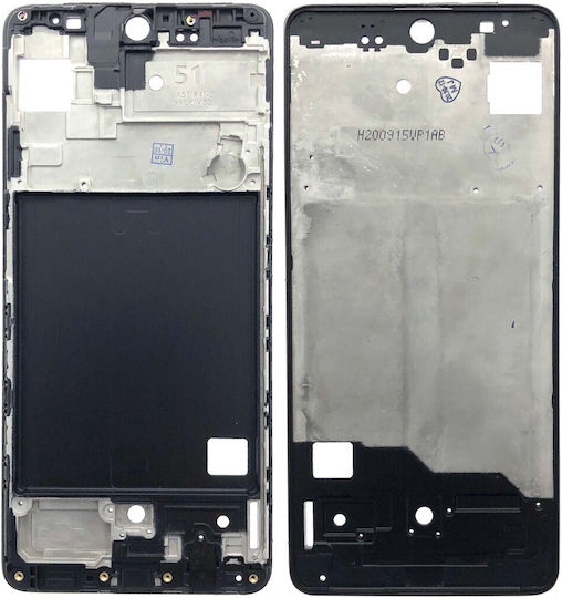 Μεσαίο Πλαίσιο Μαύρο για Galaxy A51