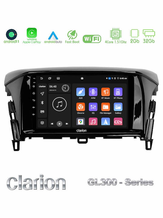 Clarion Sistem Audio Auto pentru Mitsubishi Eclipse Cross 2018 (Bluetooth/USB/AUX/WiFi/GPS/Apple-Carplay/Android-Auto) cu Ecran Tactil 9"