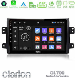 Clarion Автомобилна Аудио Система за Fiat Sedici Suzuki SX4 2005-2013 с Bluetooth USB и GPS Clarion Автомобилна Аудио Система за Fiat Sedici Suzuki SX4 2005-2013 с Bluetooth USB и GPS