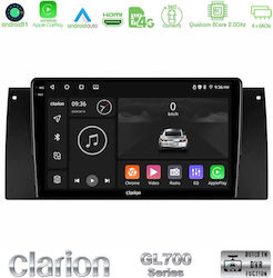 Clarion Car Audio System for BMW E39 / X5 (E53) Land Rover Range Rover (Bluetooth/USB/WiFi/GPS/Apple-Carplay/Android-Auto) with Touch Screen 9"