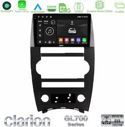 Clarion Sistem Audio Auto pentru Jeep Comandant 2007-2008 (Bluetooth/USB/WiFi/GPS/Apple-Carplay/Android-Auto) cu Ecran Tactil 9"