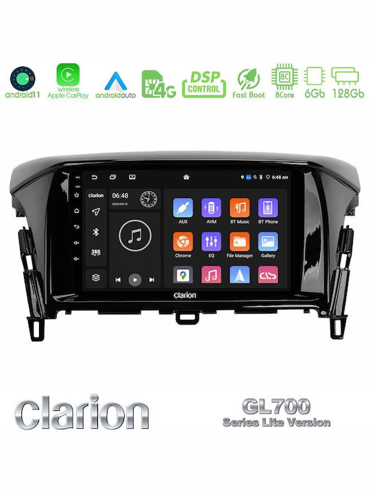 Clarion Sistem Audio Auto pentru Mitsubishi Eclipse Cross 2018 (Bluetooth/USB/WiFi/GPS/Apple-Carplay/Android-Auto) cu Ecran Tactil 9"