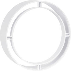 Elmark Επιτοίχιος Εξαεριστήρας Μπάνιου 120mm Λευκός