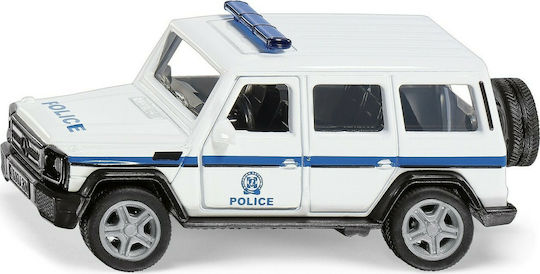 Siku Toy Car Jeep Greek Police Mercedes-AMG G65 - White Scale 1:50 Police for 3+ Years
