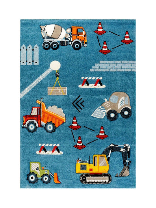 Tzikas Carpets Diamond Kinder Teppich Blau 133x190cm