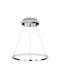 Led7 Pendant Chandelier with Warm White Light White