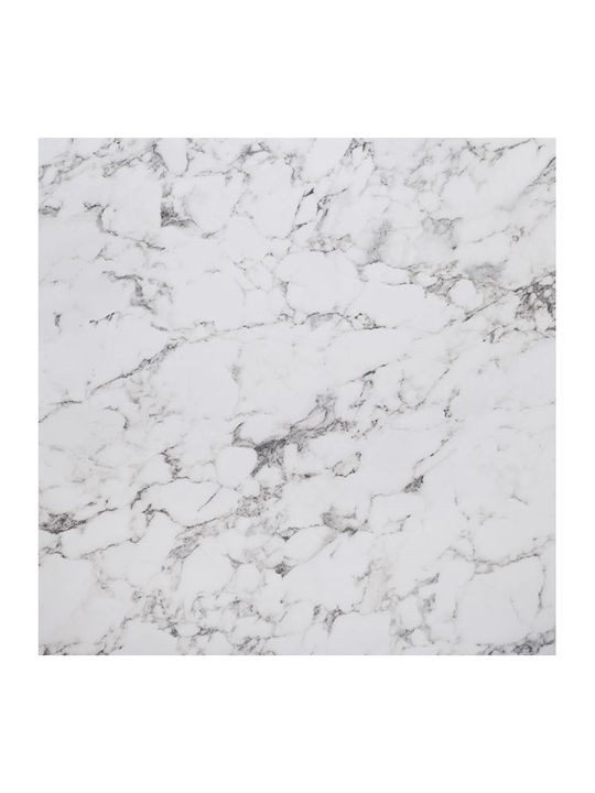 Woodwell Quadratisch Tischoberfläche aus Spanplatte White Marble 60x80cm Ε109,421 1Stück