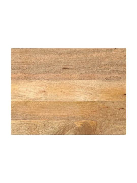 vidaXL Rechteckig Tischoberfläche aus Massivholz Mango 70x50x3.8cm 371523 1Stück