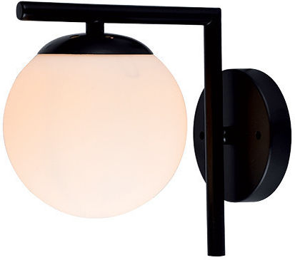 Elmark Lamp Wall with Socket E27 Black