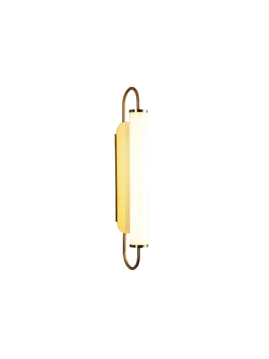 Elmark Leuchte Wand mit Integrierter LED und Einstellbares Weißes Licht Gold