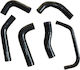 Furtunuri din silicon Honda Xr650 2000-2009 Xr650r 2000-2009 Negre