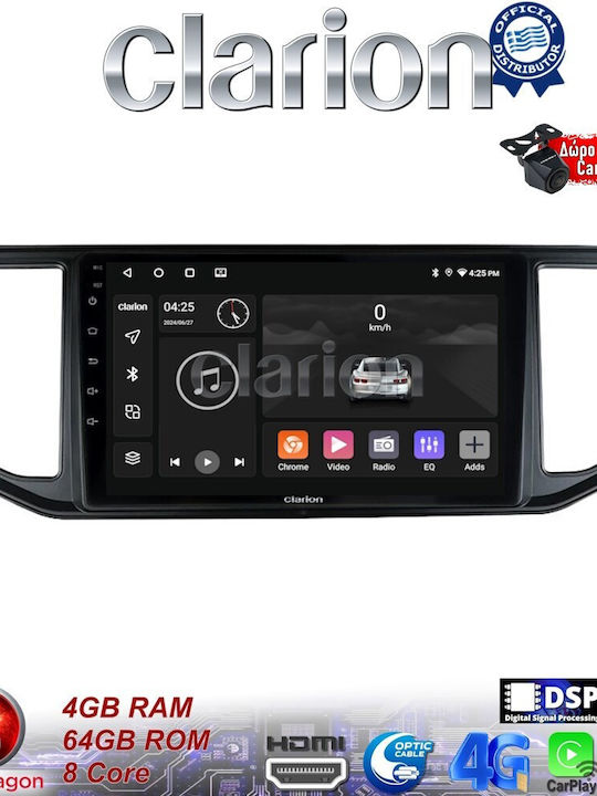 Clarion Sistem Audio Auto pentru Volkswagen Artizan 2017 > 2021 (Bluetooth/USB/WiFi/GPS/Apple-Carplay/Android-Auto)