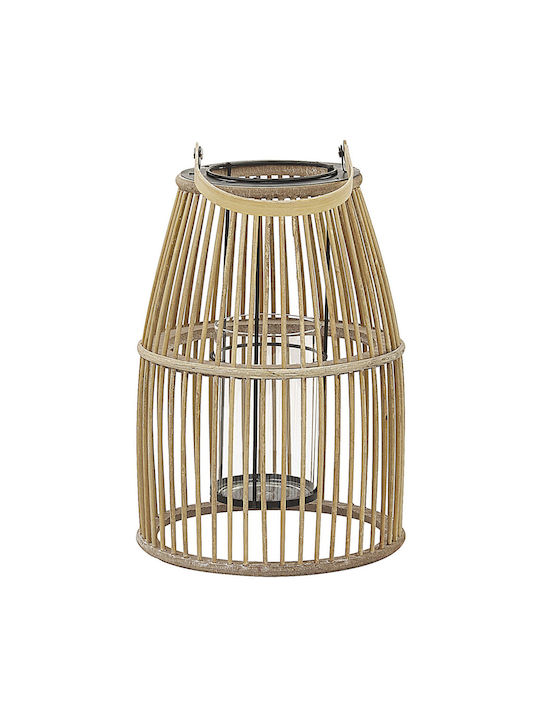 Beliani Bamboo Lantern Beige