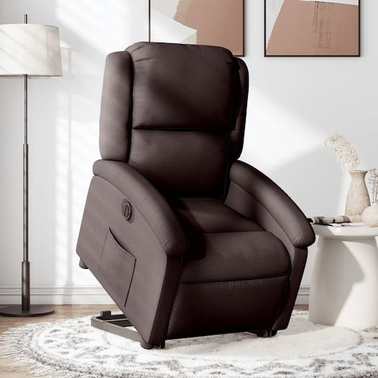 Relax Armchair with Footstool Sc. Coffee 71x86.5x99.5cm