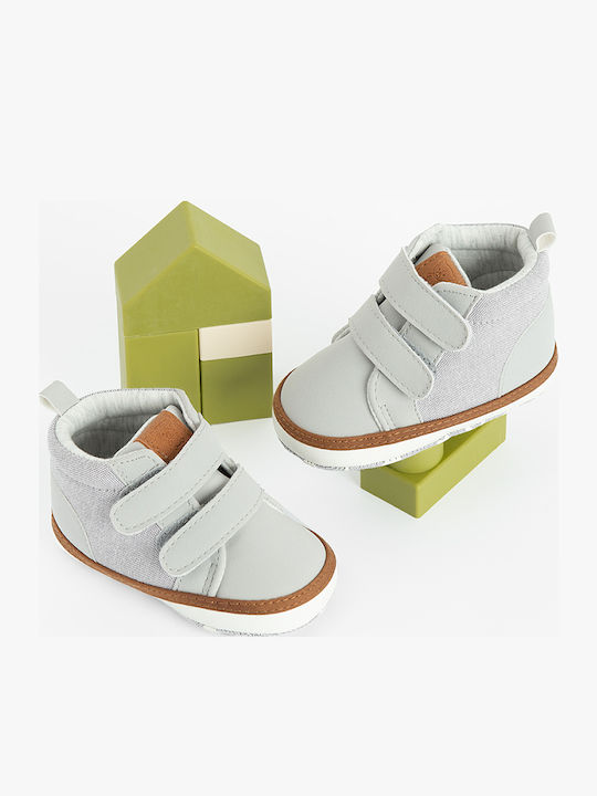 Cool Club Βρεφικά Sneakers Αγκαλιάς Γκρι