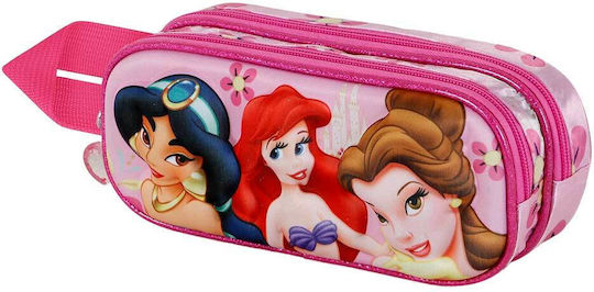 Κασετίνα Διπλή Disney Princess Palace 3d Double Pencil Case 06369